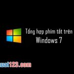 Mô tả ngắn gọn về phím tắt trong Windows 7